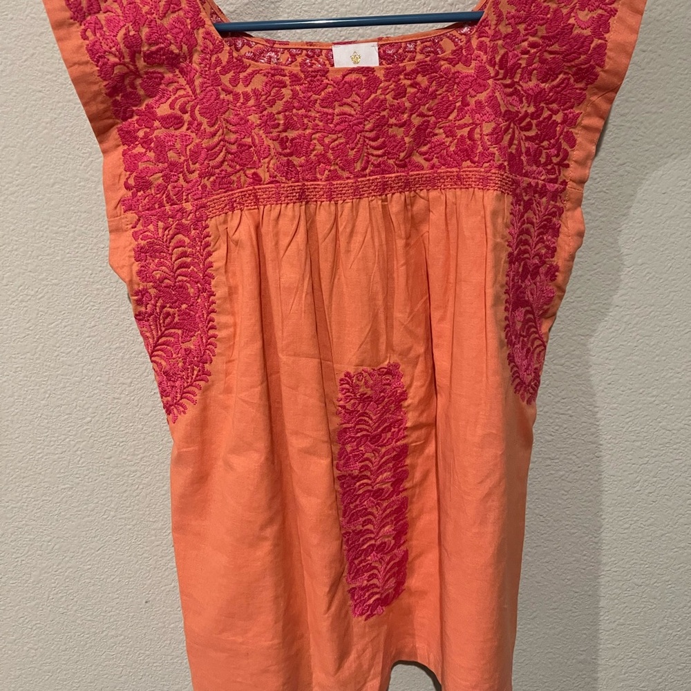 Mexican embroidered top